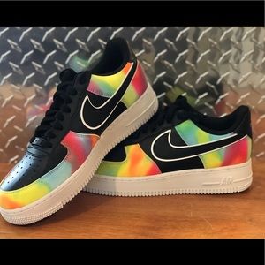Nike Air Force 1 ‘07 PRM Tie Dye Shoes Men Size 9